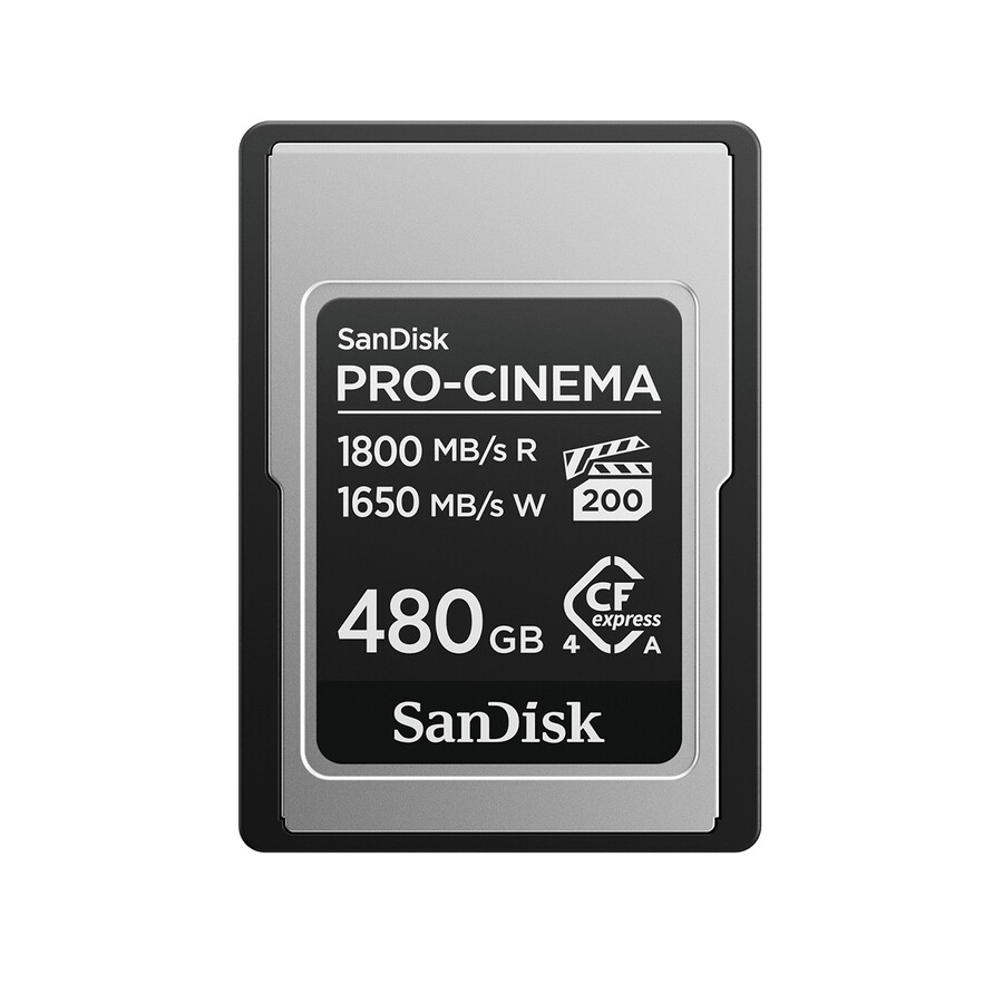 scheda sandisk pro-cinema cfexpress tipo a da 960 gb sandisk