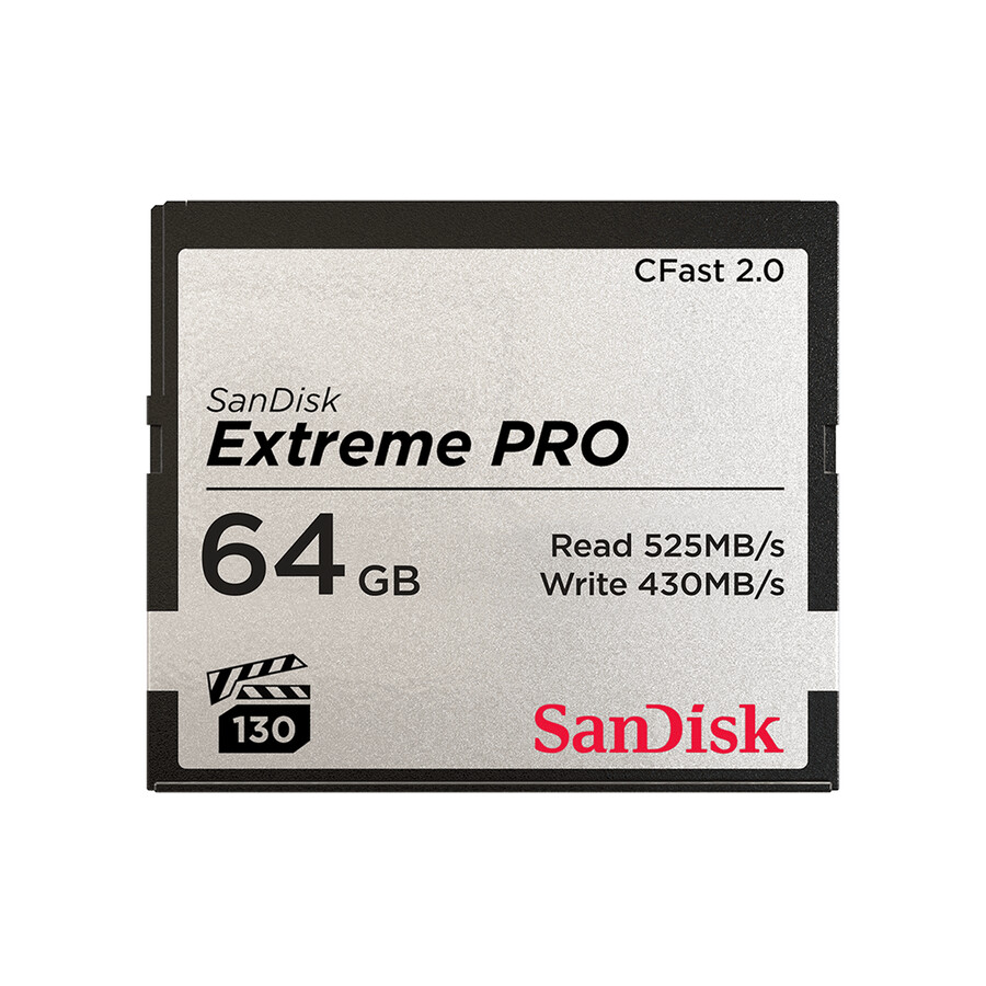 scheda di memoria sandisk extreme pro cfast 2.0 da 128 gb sandisk