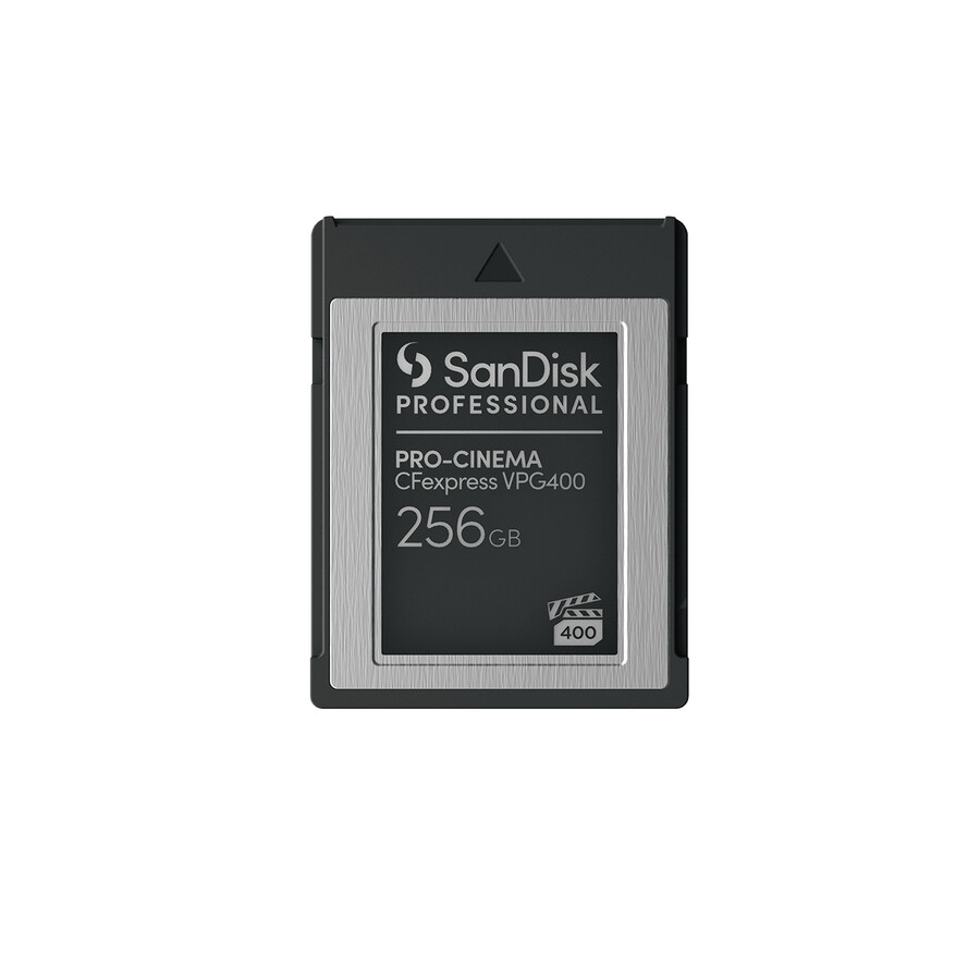 256 gb pro-cinema cfexpress vpg400 tipo b sandisk