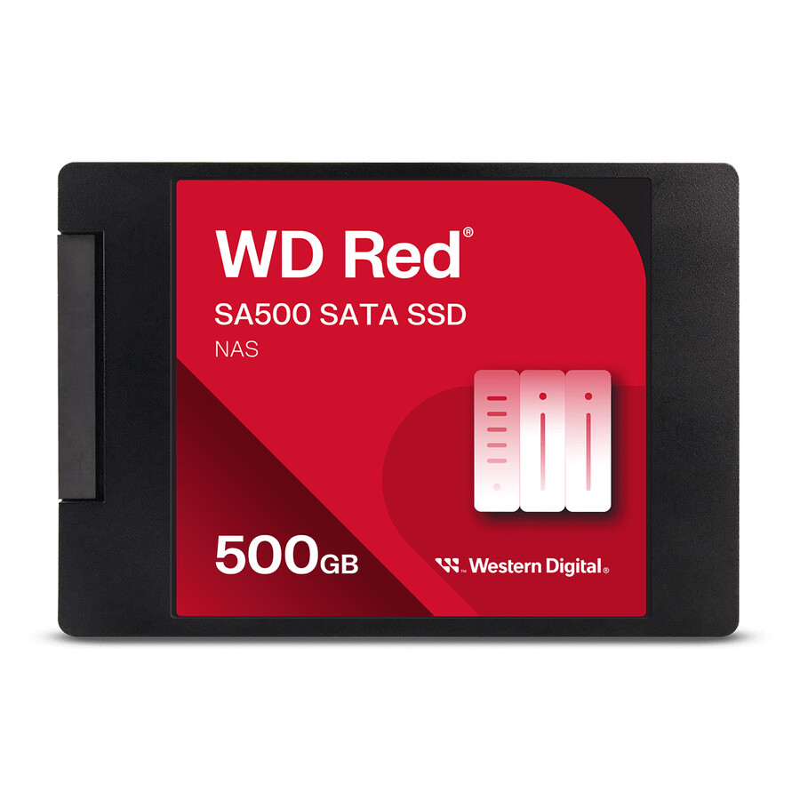 ssd wd red sa500 nas sata da 500 gb con custodia da 257 mm sandisk