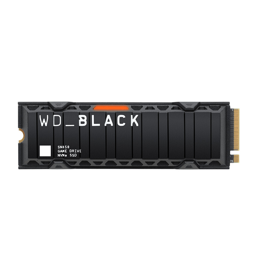 ssd wd_black sn850 nvme da 500 gb con dissipatore di calore sandisk