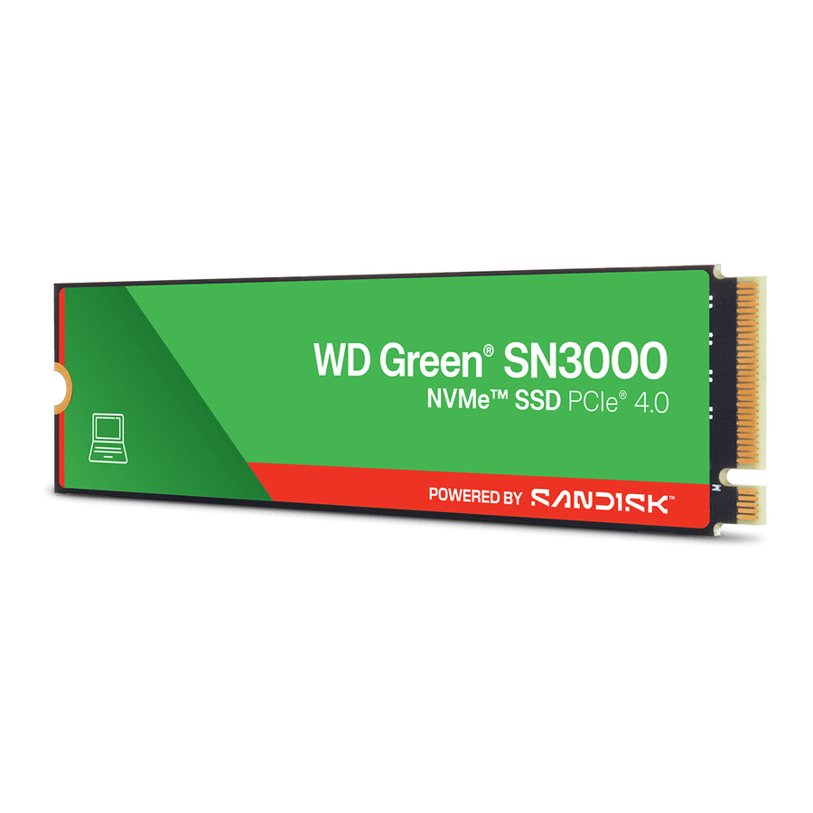 ssd nvme wd green sn3000 da 500 gb sandisk