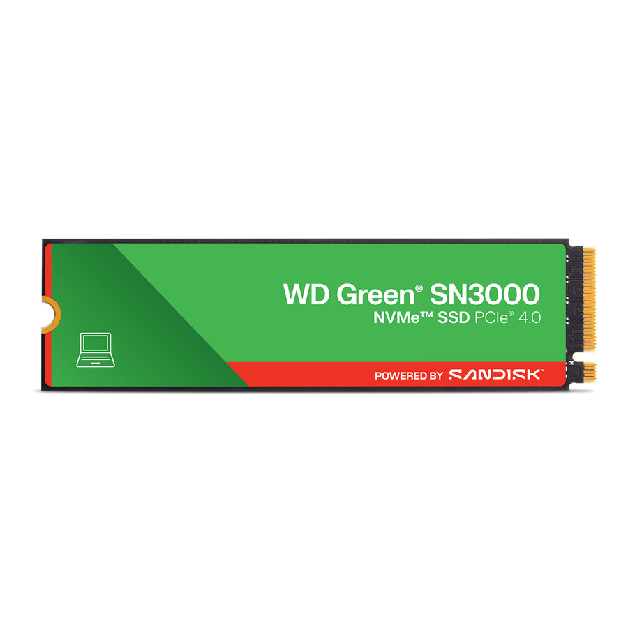 ssd nvme wd green sn3000 da 500 gb sandisk