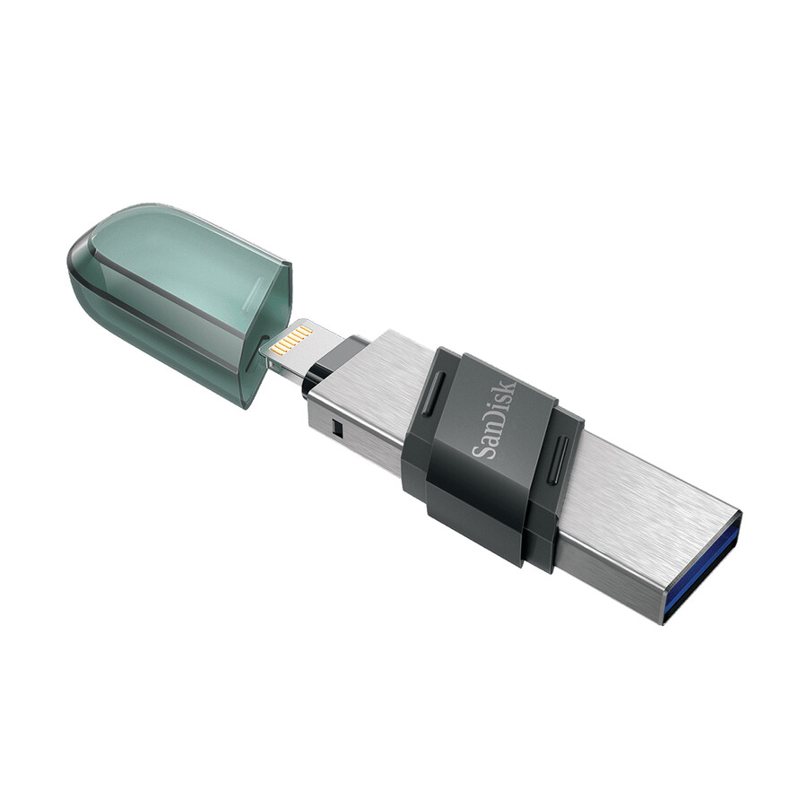 unità flash ixpand flip da 128 gb colore verde mare sandisk