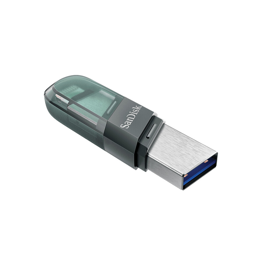 unità flash ixpand flip da 256 gb colore verde mare sandisk