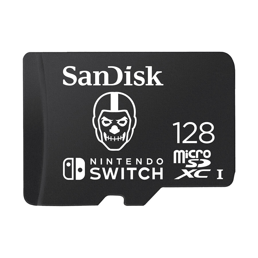 scheda microsdxc sandisk da 128 gb per nintendo switch edizione fortnite sandisk