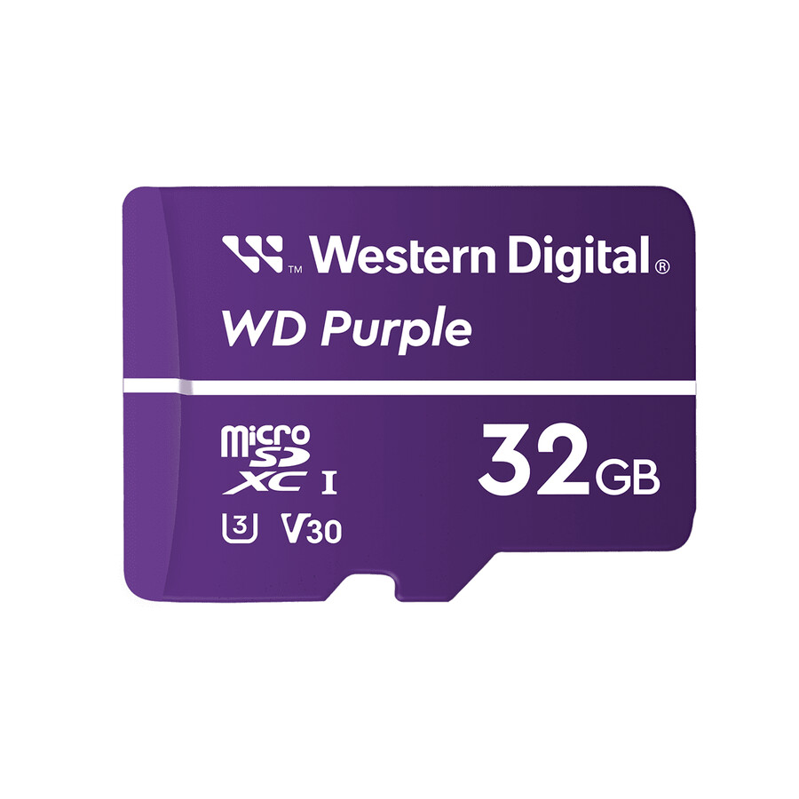 scheda microsd wd purple sc qd102 high endurance da 32 gb microsdhc sandisk