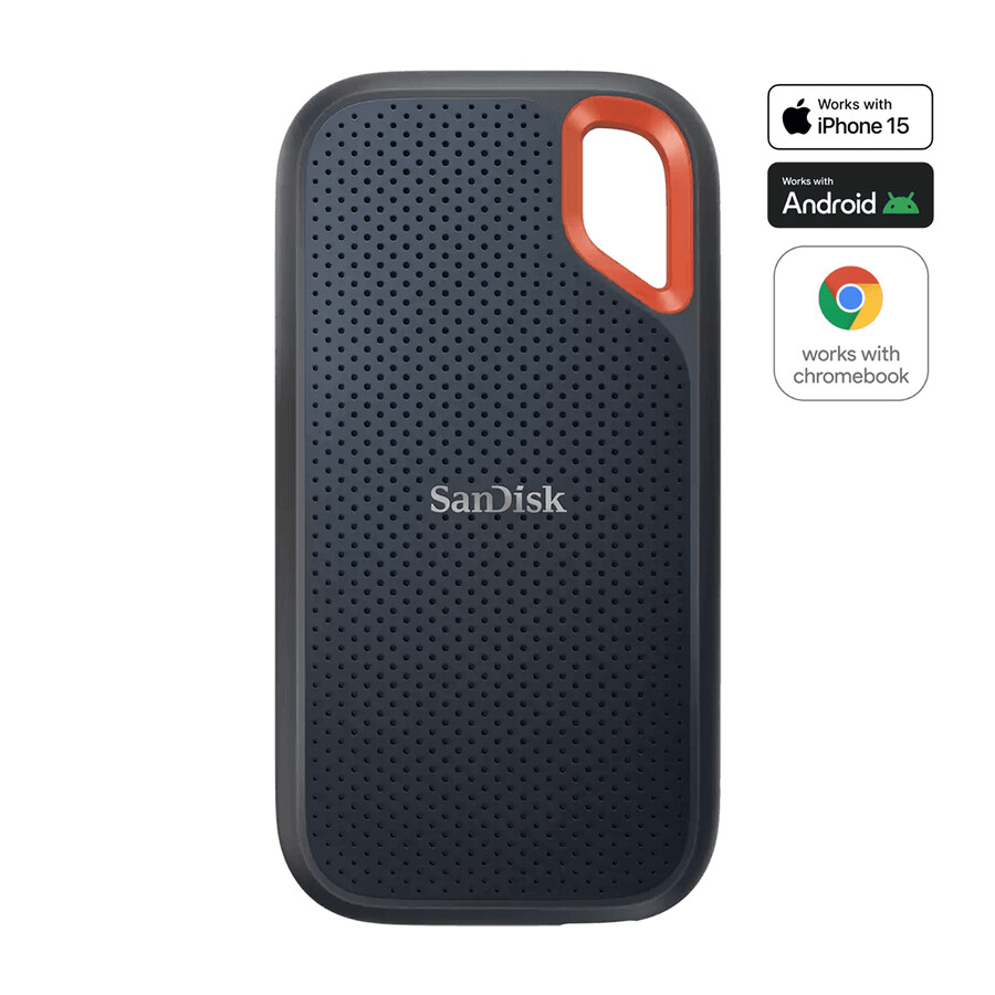 ssd portatile sandisk extreme da 4 tb sky blue sandisk