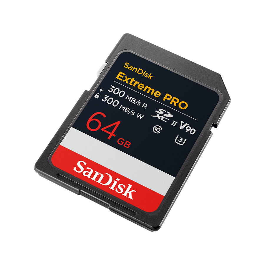scheda sandisk extreme pro sd uhs-ii da 128 gb v90 sandisk