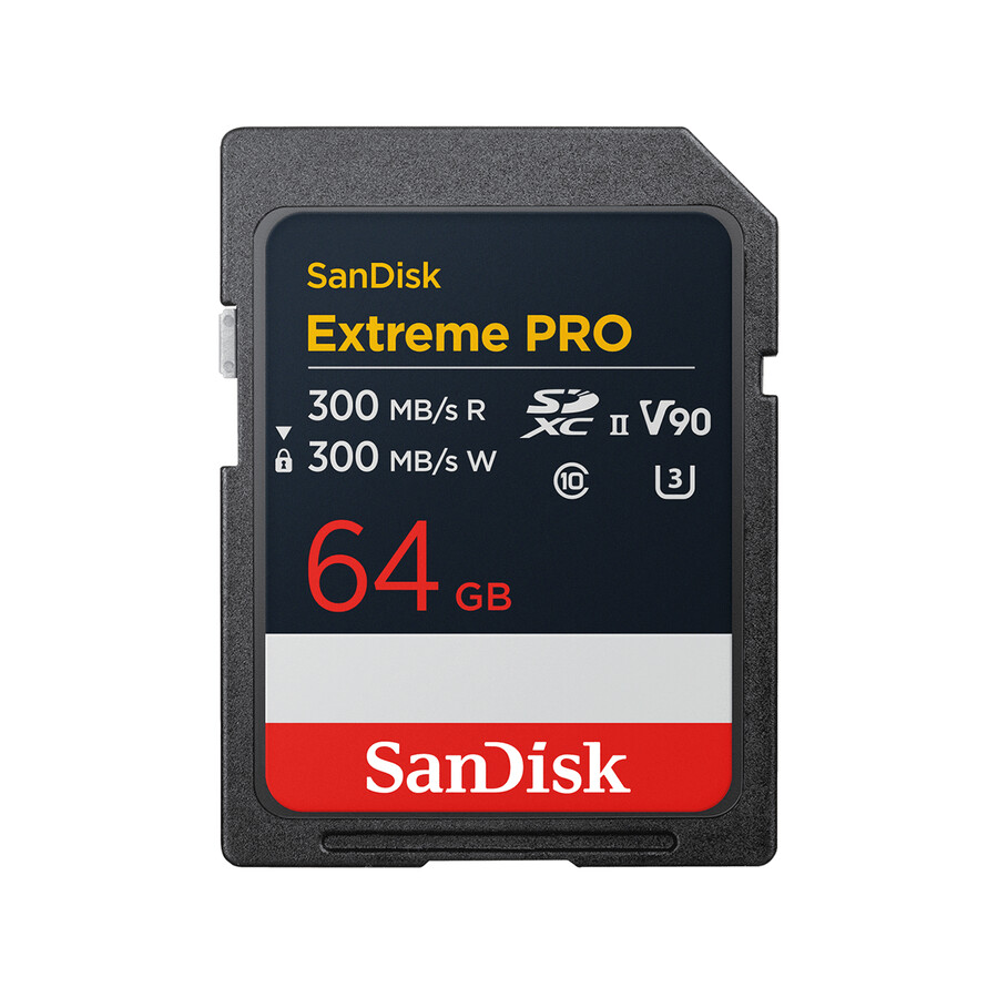 scheda sandisk extreme pro sd uhs-ii da 256 gb v90 sandisk