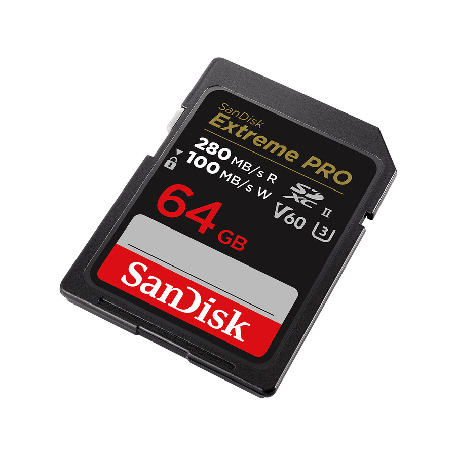 scheda sandisk extreme pro sdxc uhs-ii da 64 gb sandisk