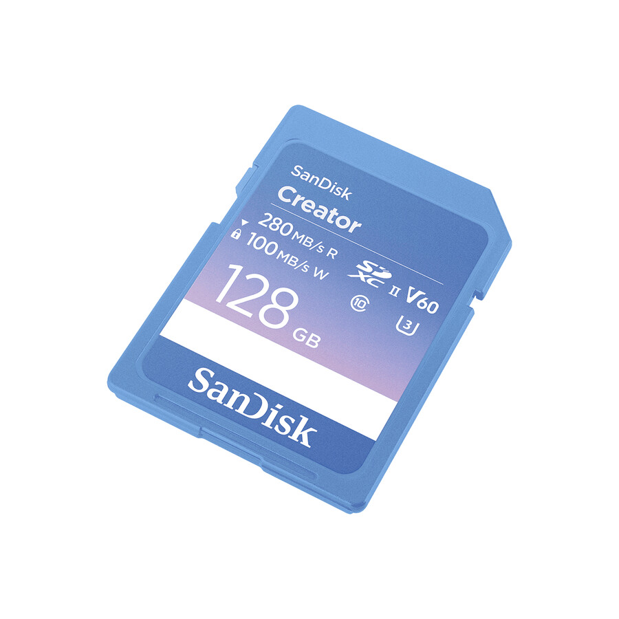 scheda sandisk creator sd uhs-ii da 128 gb sandisk