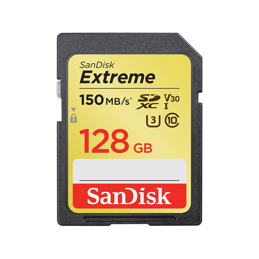 scheda sandisk extreme sd uhs-i da 128 gb sandisk