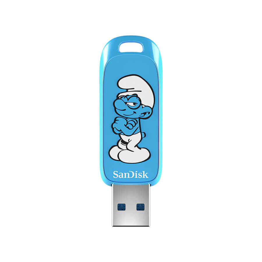 chiavetta usb sandisk smurfs da 64 gb sandisk