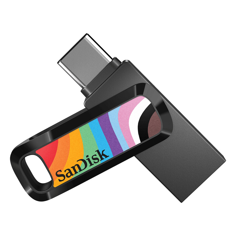 unità sandisk ultra dual drive go usb type-c da 128 gb pride edition sandisk