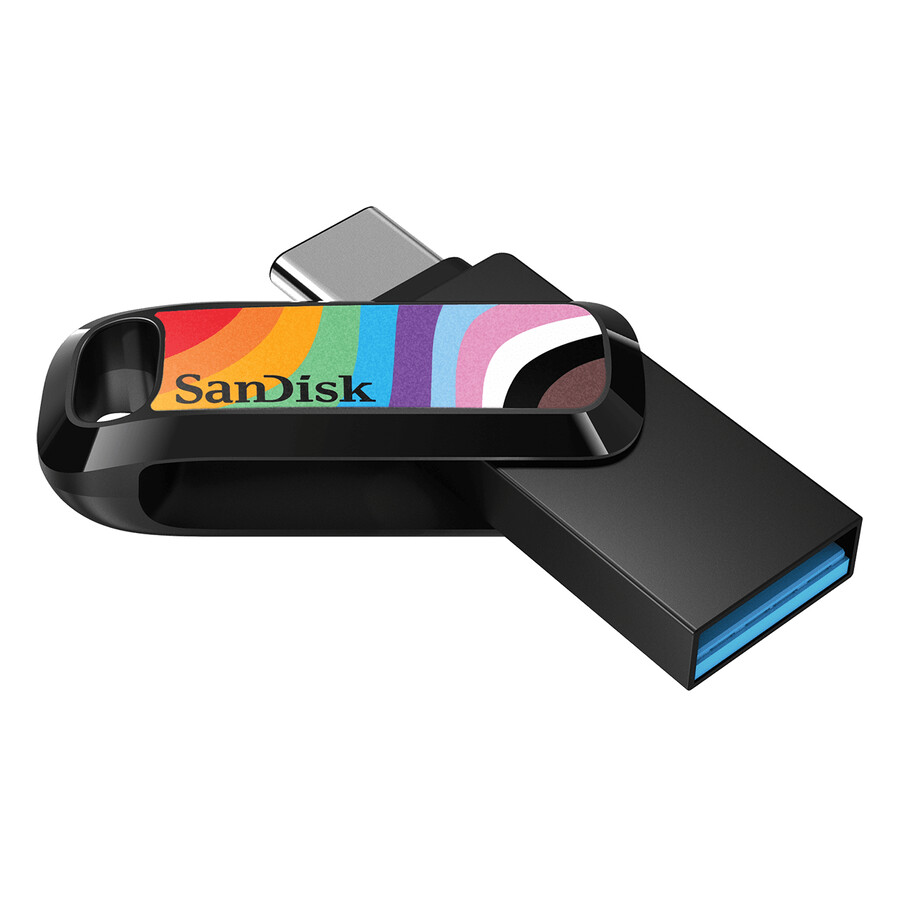 unità sandisk ultra dual drive go usb type-c da 128 gb pride edition sandisk
