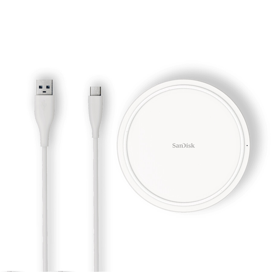 caricabatterie wireless sandisk ixpand da 15 w senza adattatore ca sandisk
