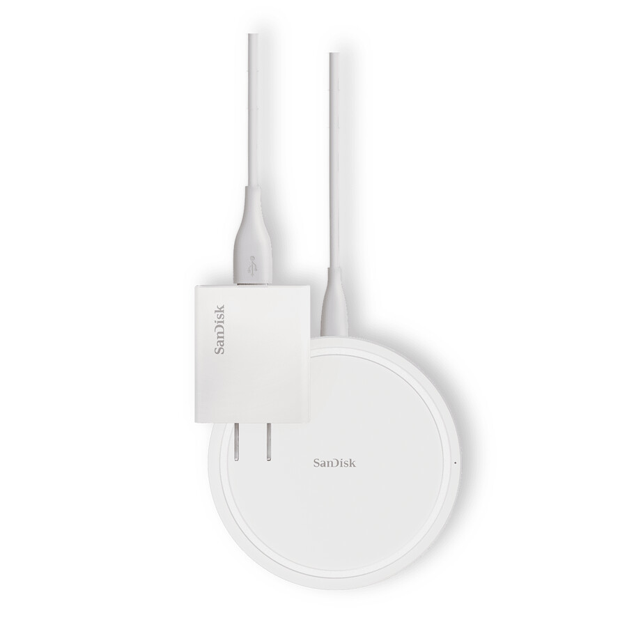 caricabatterie wireless sandisk ixpand da 15 w sandisk